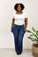 Picture of CURVY GIRL STRAIGHT LEG BLUE JEANS
